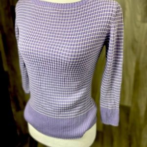 Medium Purple Stripped Sweater